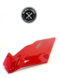 Genuine Ducati Superbike 999 Standard Upper Half Fairing Left Red 48031821A2