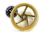Genuine Ducati Marchesini Magnesium Rear Wheel 5 Spoke Gold Has Paint Chips4