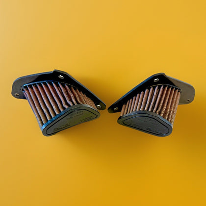 Genuine Ducati DNA 749 999 Racing Hi Flow Air Filters Used Replaces 9790001650