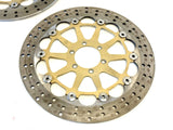 Genuine Ducati 748 996 998 Steel Carrier 320mm Brembo Front Brake Rotors Discs7