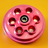 Used Red PauliMoto Anodized Dry Clutch Pressure Plate Fits Ducati Models 91-140