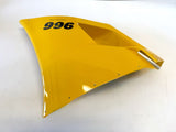 Genuine Ducati 996 748 916 OEM Yellow Mid Fairing Cowling Left Side 48010391A5