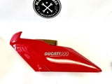Genuine Ducati Superbike 999 Standard Upper Half Fairing Left Red 48031821A1