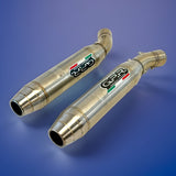 Used Ducati 848 2007-13 GPR Deeptone Inox Pair Homologated slip-on exhaust0