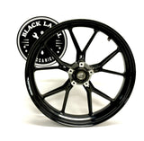 Genuine Ducati 999 749 Marchesini Front Wheel Rim 17X3.5 Black Chips 50121001AB1