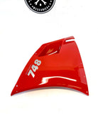 Genuine OEM Ducati 996 748 916 Red Mid Fairing Cowling Left 48010391A3