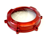 New Evotech Red Billet Clutch Cover See Through Panigale V4 2018 +up CM-08-02/CR5