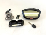 Genuine Ducati 848 Speedo ECU Key Seat Lock Gauges Ignition Switch Matched 26k1