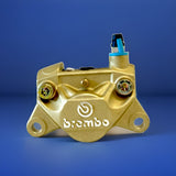 New OEM Ducati 748-998 Brembo P32 P32F 32mm Gold Rear Brake Caliper 61140052A0