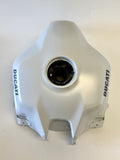 17-20 New Genuine Ducati Supersport S 939 White Gas Tank Fuel Petrol 58612532BW7