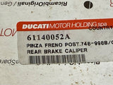 New OEM Ducati 748-998 Brembo P32 P32F 32mm Gold Rear Brake Caliper 61140052A7