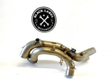Genuine Ducati 848 1098 1198 S R OEM Exhaust Midpipe Mid Middle Pipe 57012633A1