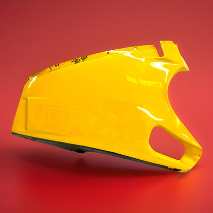 Genuine Ducati 748 916 996 Lower Left Fairing Yellow Needs Repair 48010421A0