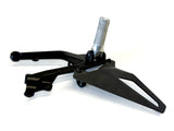 Genuine Ducati Panigale V4S Black Right Rearset Bracket, Footpeg 82433471A3