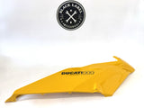 Genuine Used Ducati Superbike 749 999 Upper Half Fairing Right Yellow 48011811AB3