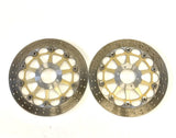 Genuine Ducati 748 996 998 Steel Carrier 320mm Brembo Front Brake Rotors Discs6