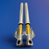 Genuine Ducati 03-04 749 999 S Showa Forks Gold Nitride 65mm Caliper Spacing0